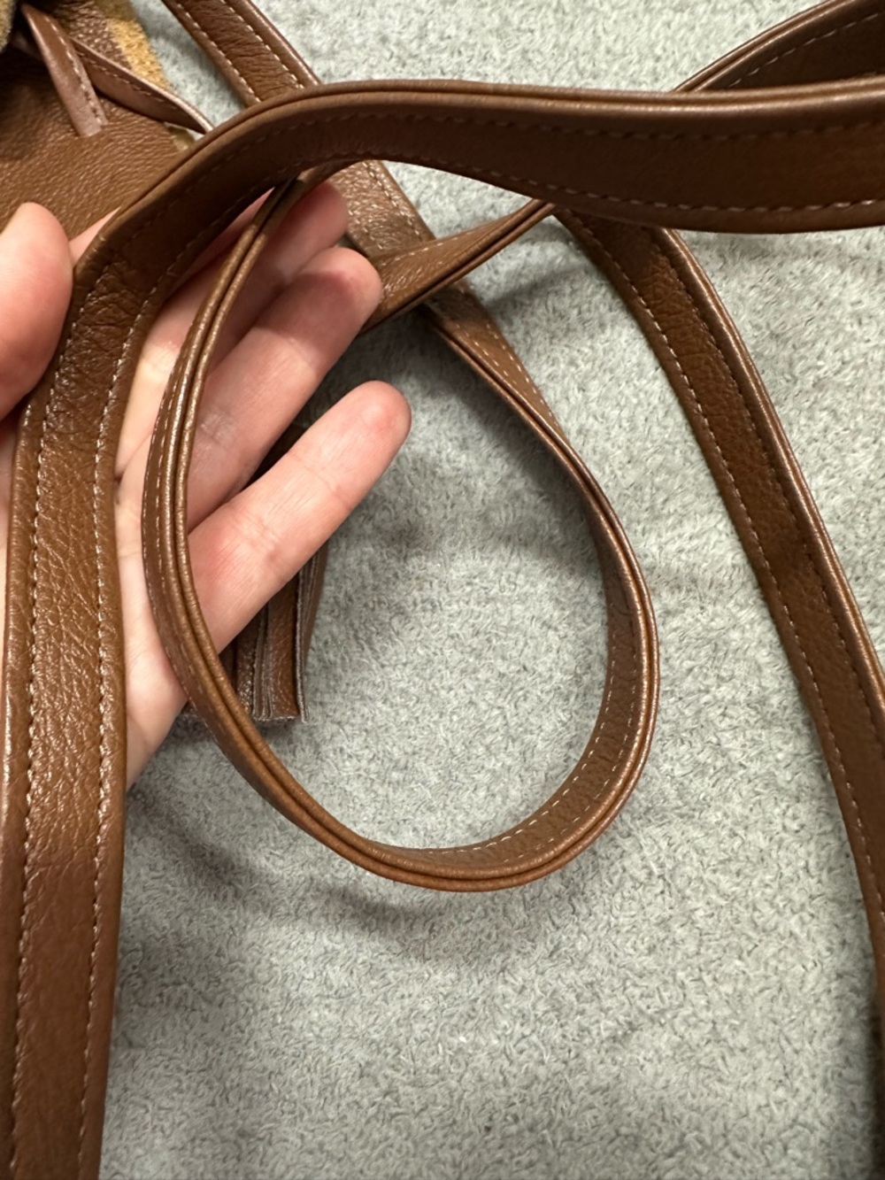 Lot Leather Women Bags Shaffer Los Angeles Greta Bucket Bag & LAURA U.S.A - Picture 4 of 11